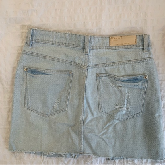 Zara Skirts Zara Denim Mini Skirt Poshmark